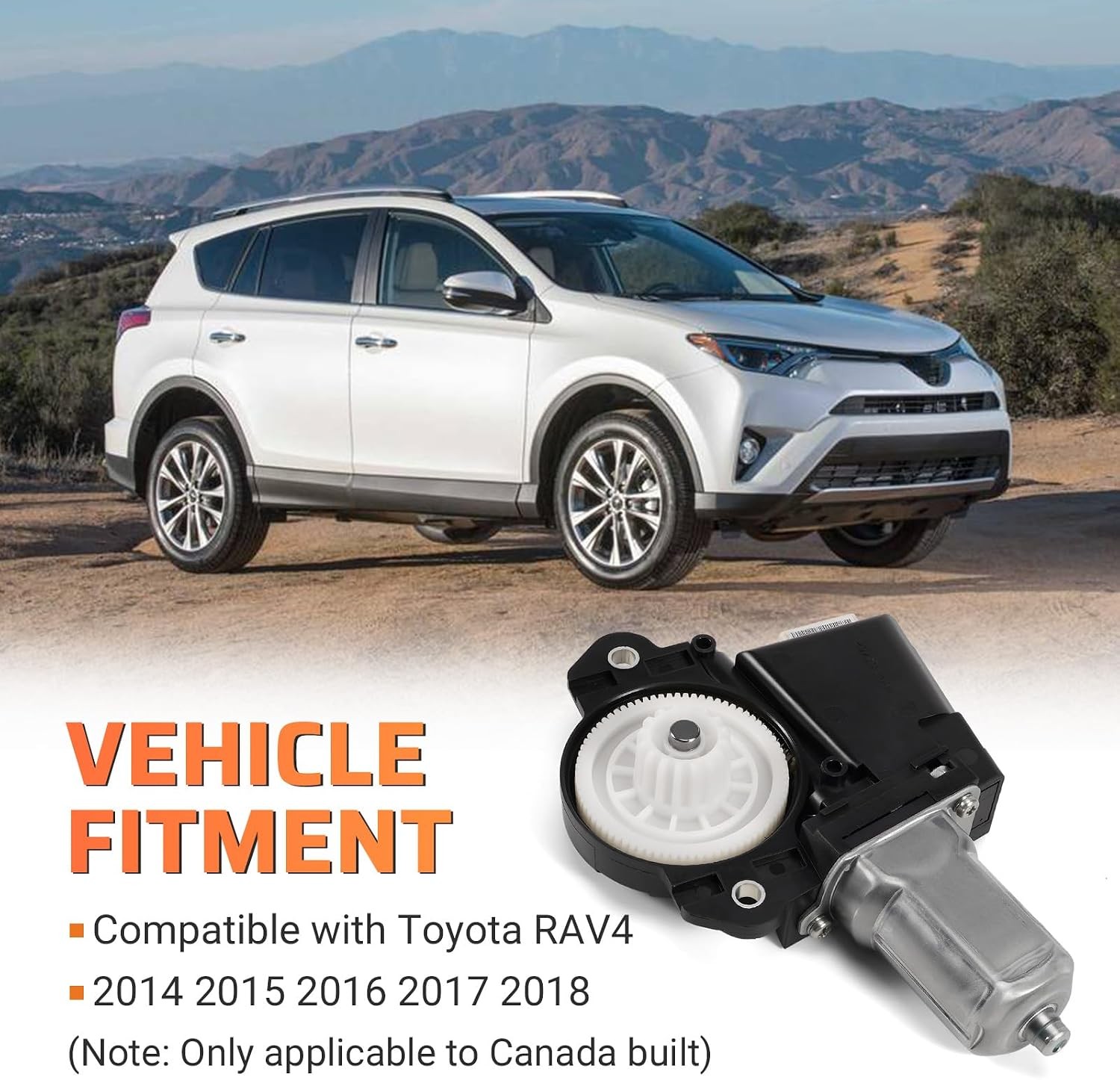 63260-0R030 Sunroof Motor Compatible with Toyota RAV4 2013-2018 Replace 632600R0