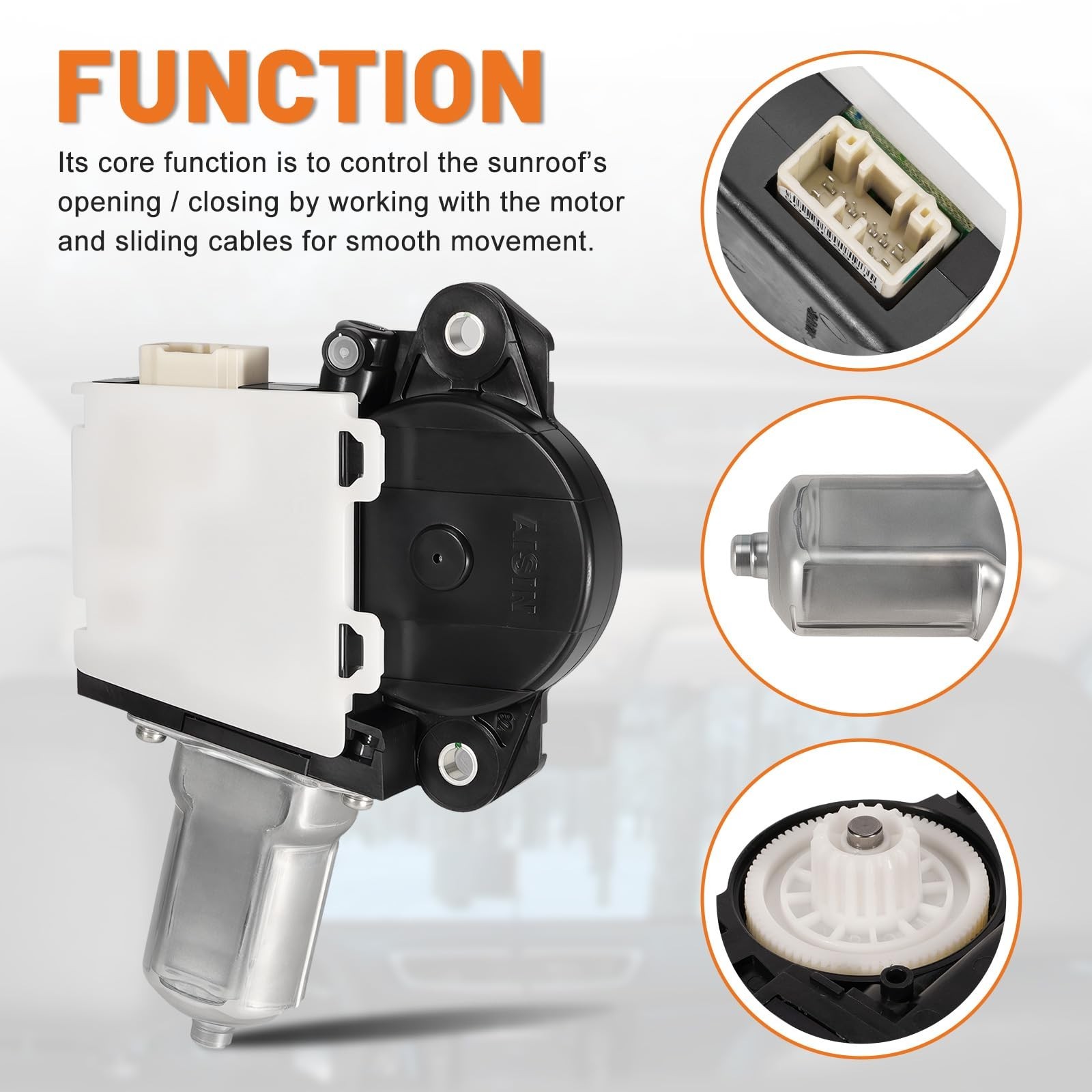 Dilomber 63260-0R030 Sunroof Motor Compatible with Toyota RAV4 2013-2018 Repl…