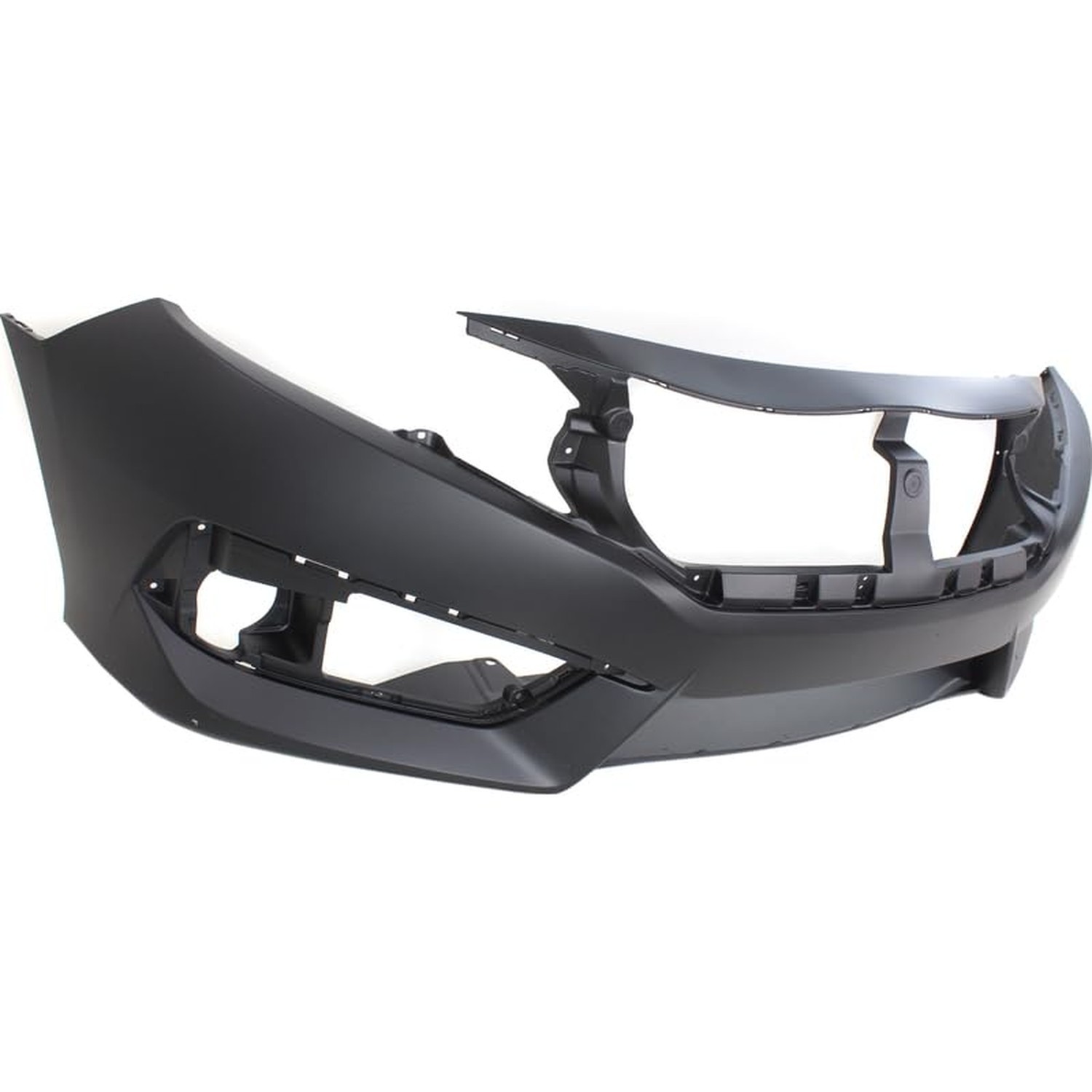 Front Bumper Cover Primed Plastic For 2016-2018 Honda Civic DX EX EX-L EX-T L…