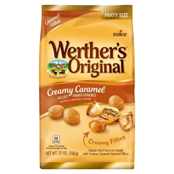 Werther’s Original Creamy Caramel Filled Candy, 27 oz Free Shipping