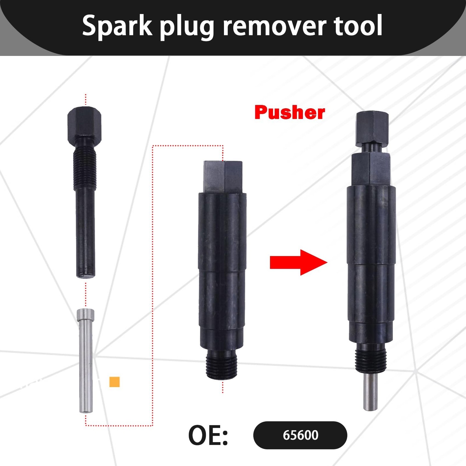 Broken Spark Plug Remover Tool Kit Fits for Triton 3 Valve Engines 5.4L Remov…