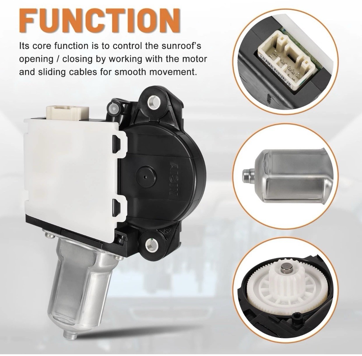 Dilomber 63260-0R030 Sunroof Motor Compatible with Toyota RAV4 2013-2018 Repl…