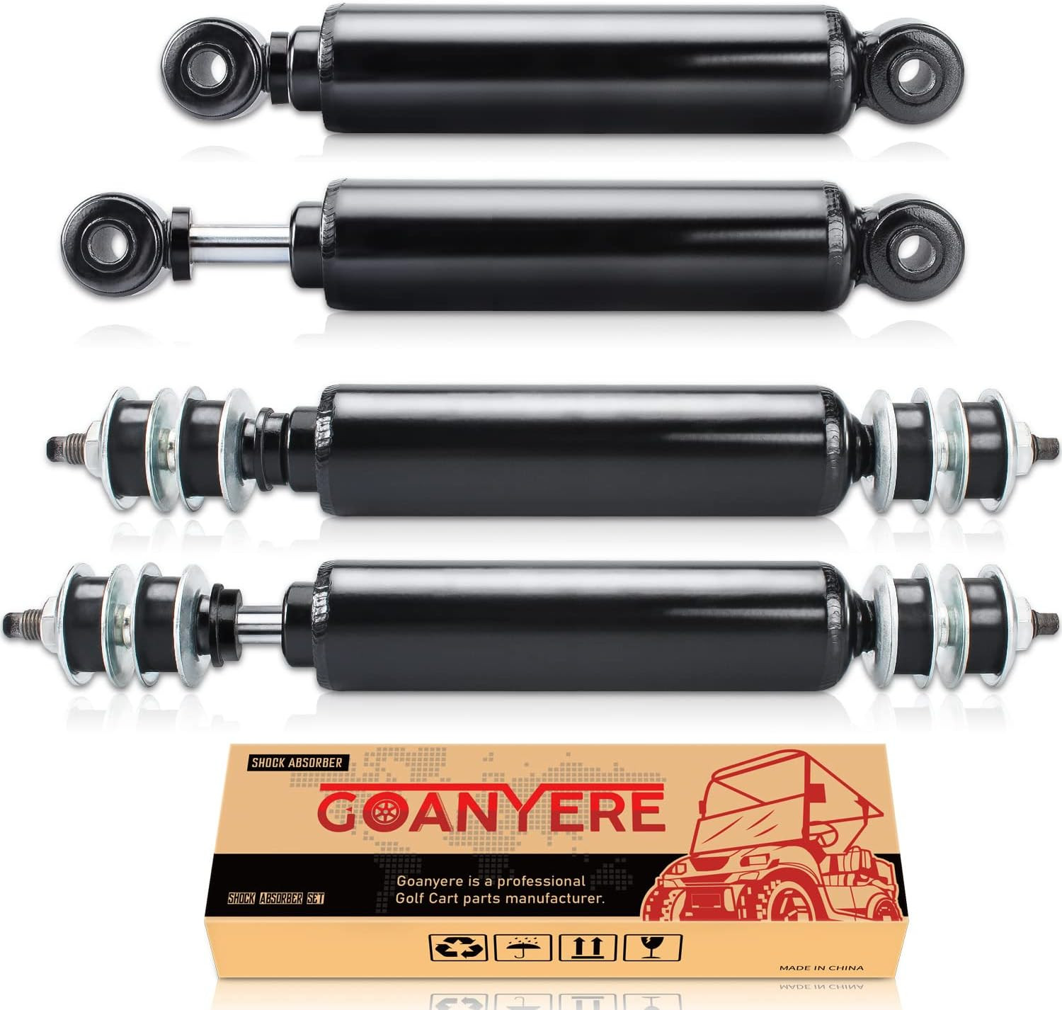 Golf Cart Front Rear Shock Absorbers G&E 1988-Up 2004-Up US