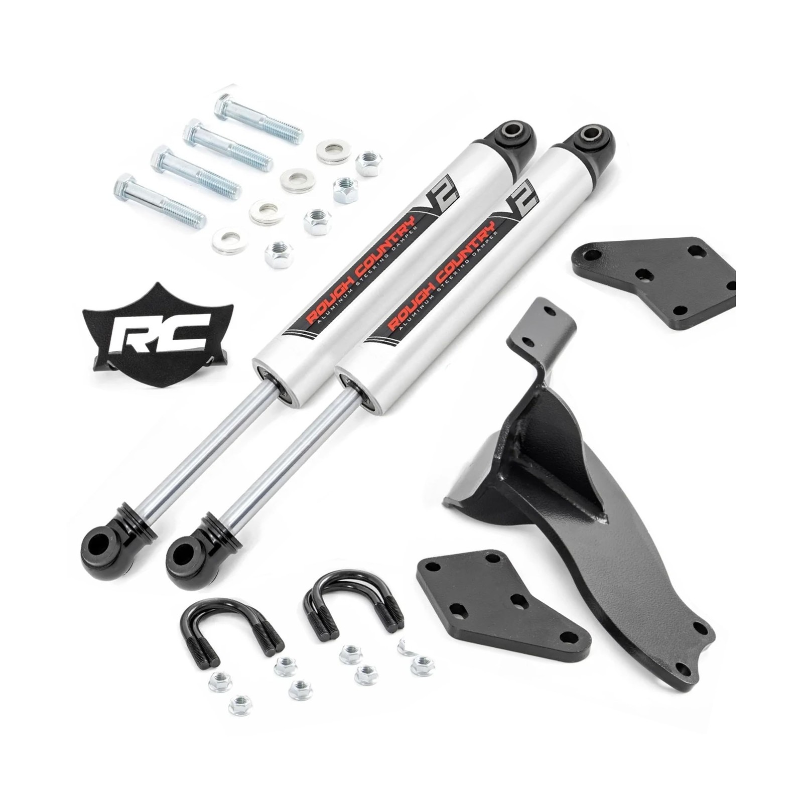 Rough Country V2 Dual Steering Stabilizer for 14-24 Ram 2500/3500 4WD – 8749470