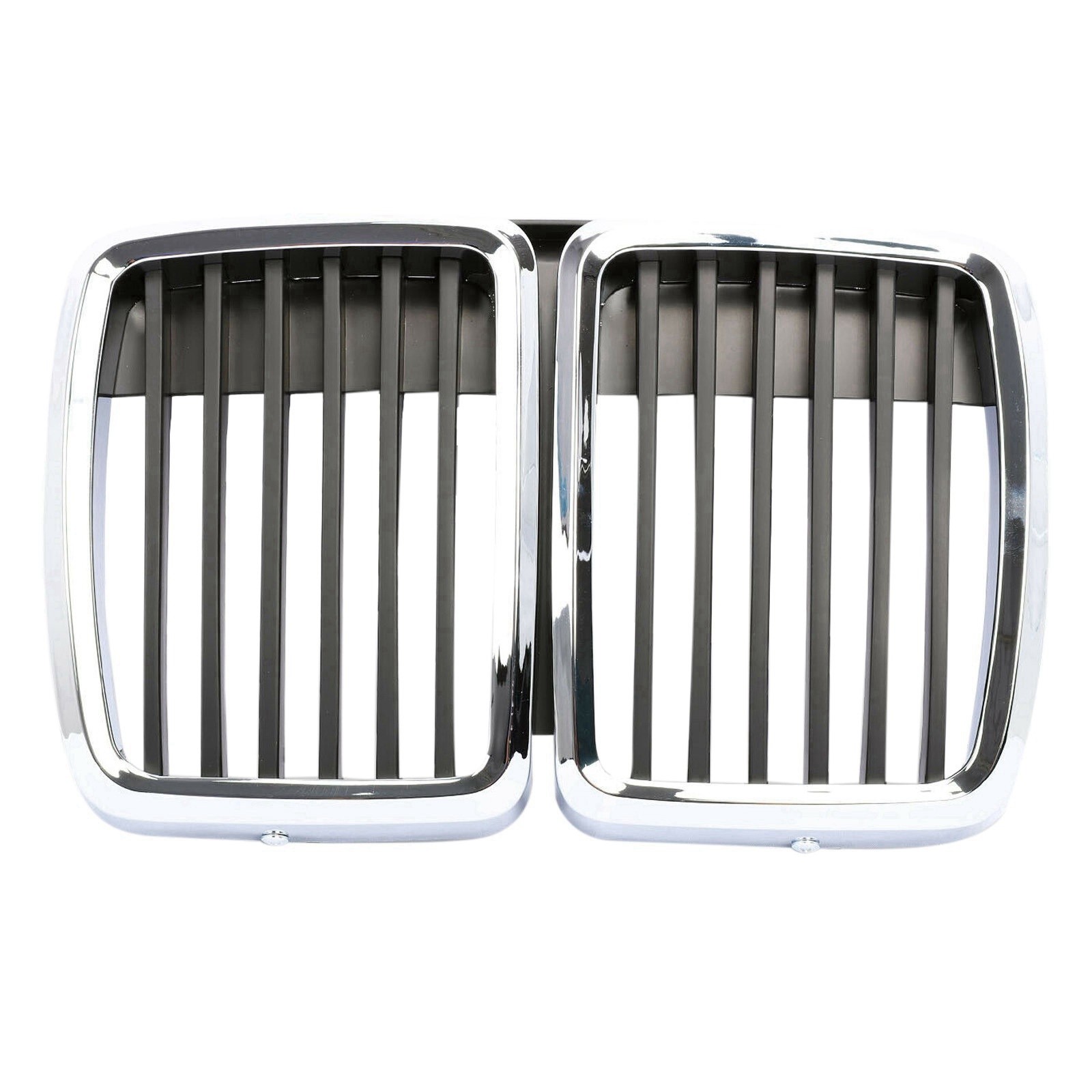Front Hood Kidney Grille Grill Center Chrom Black for E30 M3 3 Serie2798