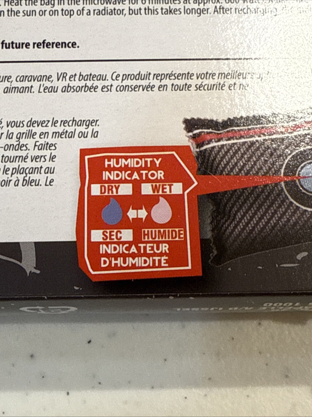 ZARPAX “The Original” Rechargable Auto Dehumidifier Reusable New