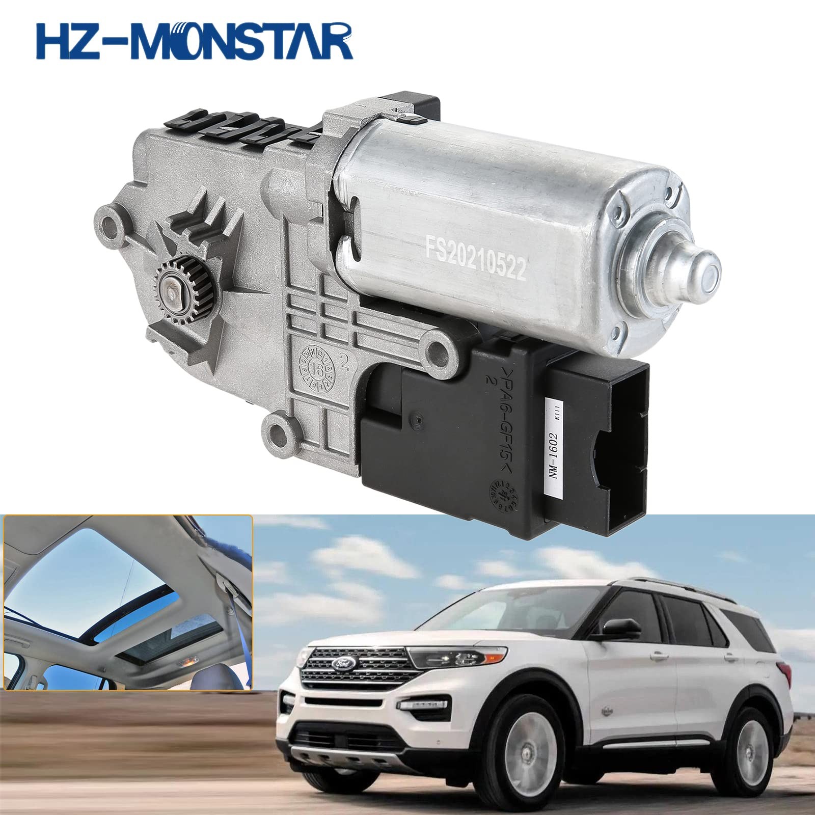 HZ-MONSTAR Sunroof Moon Roof Motor Compatible with 2011-2017 Ford Explorer Sp…