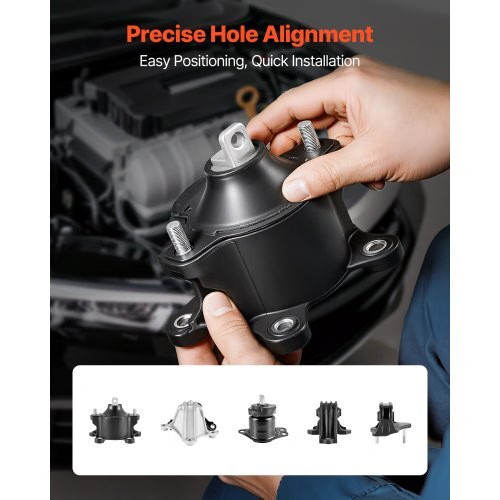 Engine Motor Mount and Transmission Mount Kit Replacement, Set of 5, Compatible