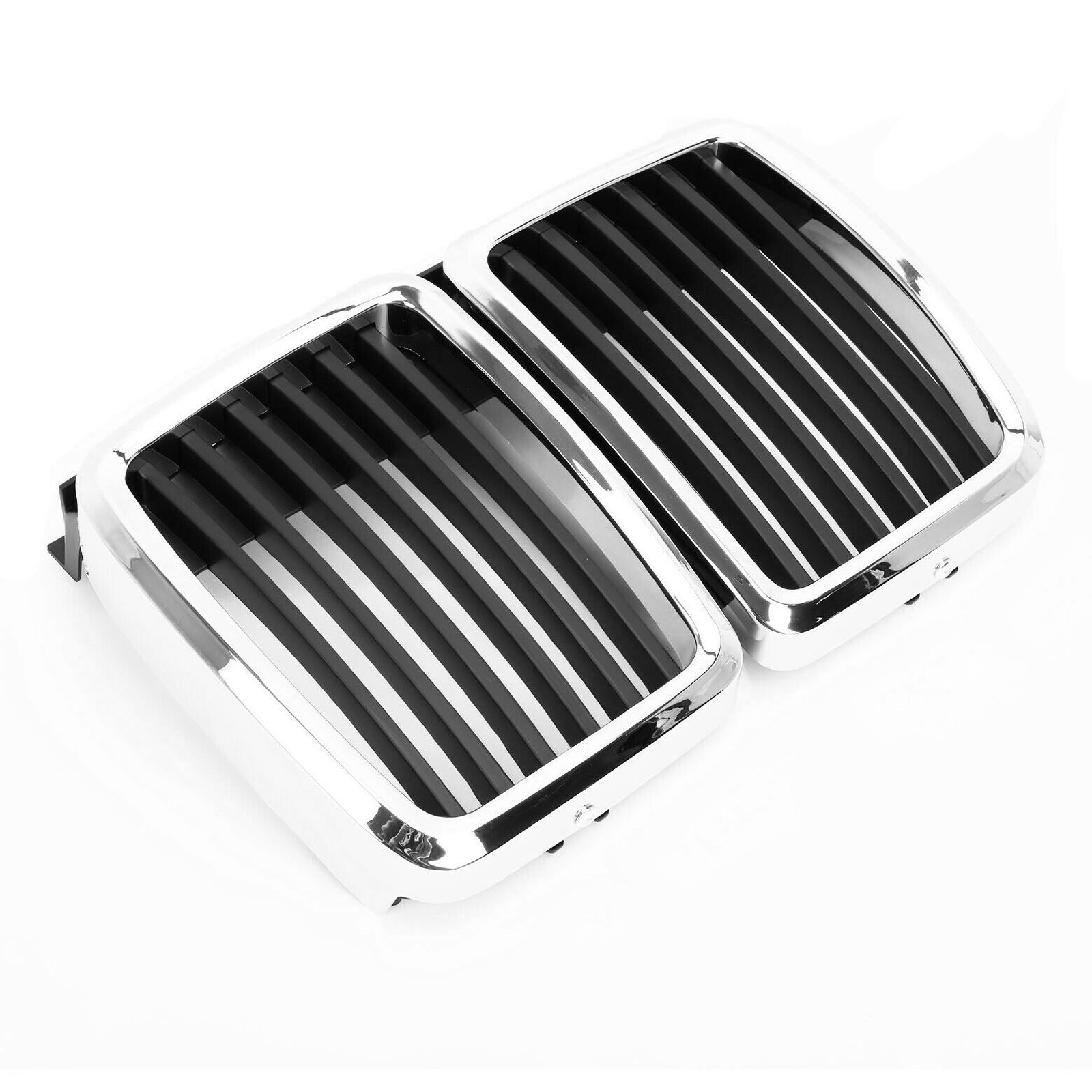 Front Hood Kidney Grille Grill Center Chrom Black for E30 M3 3 Serie2798