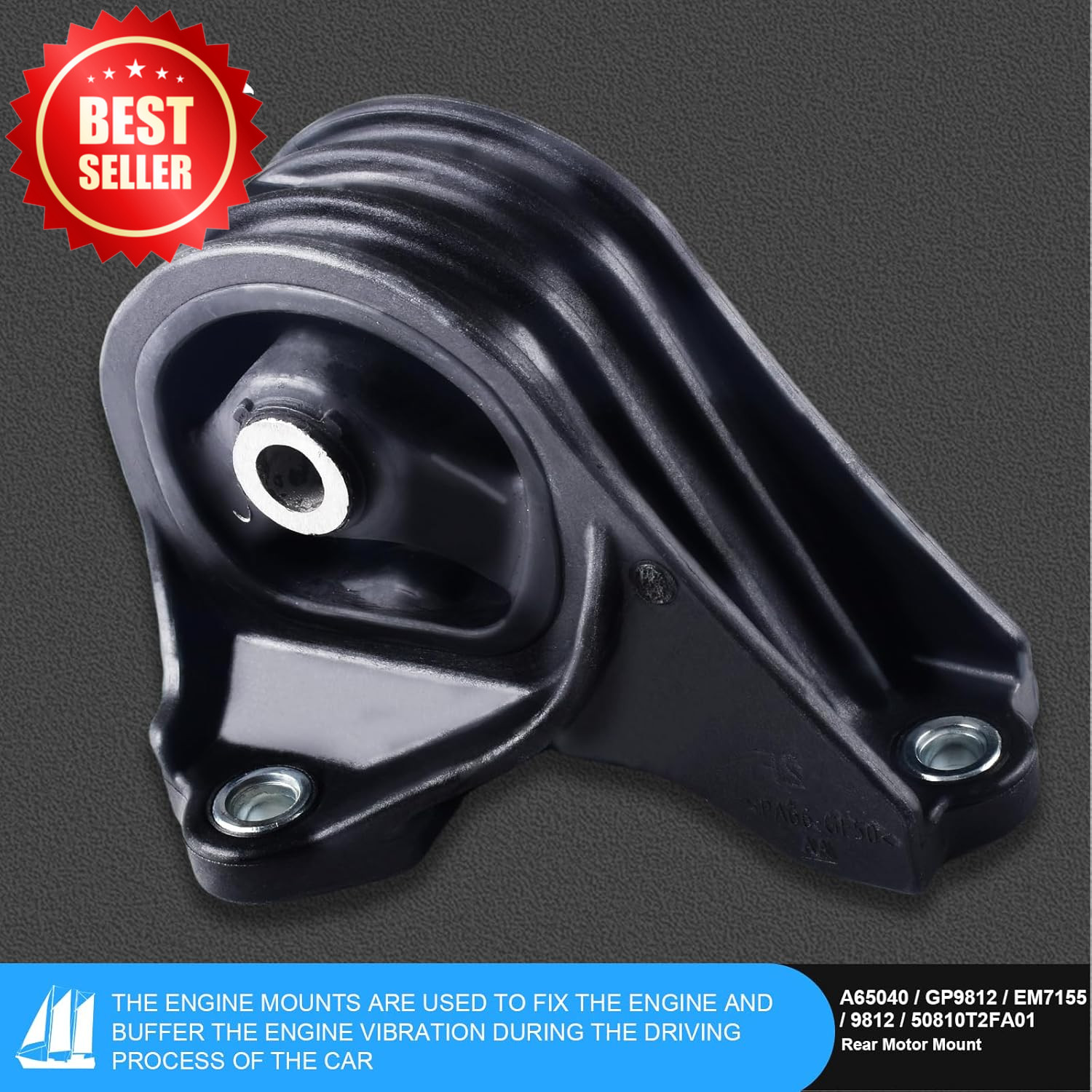 5Pcs Engine Motor Mount Set For Accord L4 2.4L 2013-2017 Auto Trans US