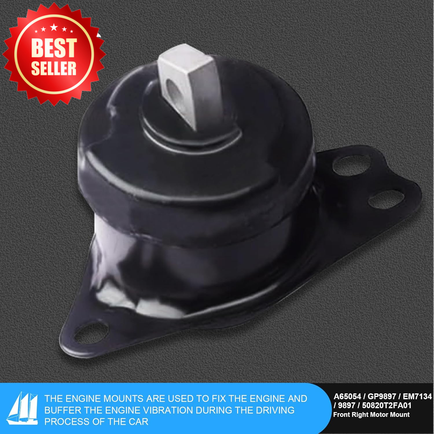5Pcs Engine Motor Mount Set For Accord L4 2.4L 2013-2017 Auto Trans US