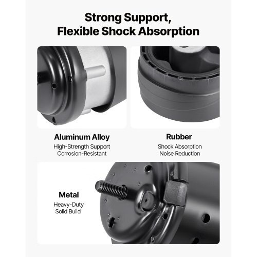 Engine and Transmission Motor Mount Kit Replacement, Set of 4, Compatible with 2