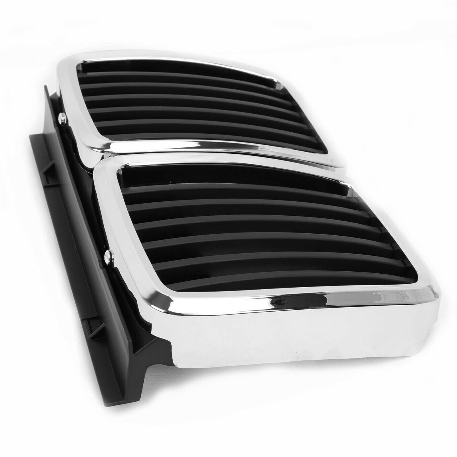 Front Hood Kidney Grille Grill Center Chrom Black for E30 M3 3 Serie2798