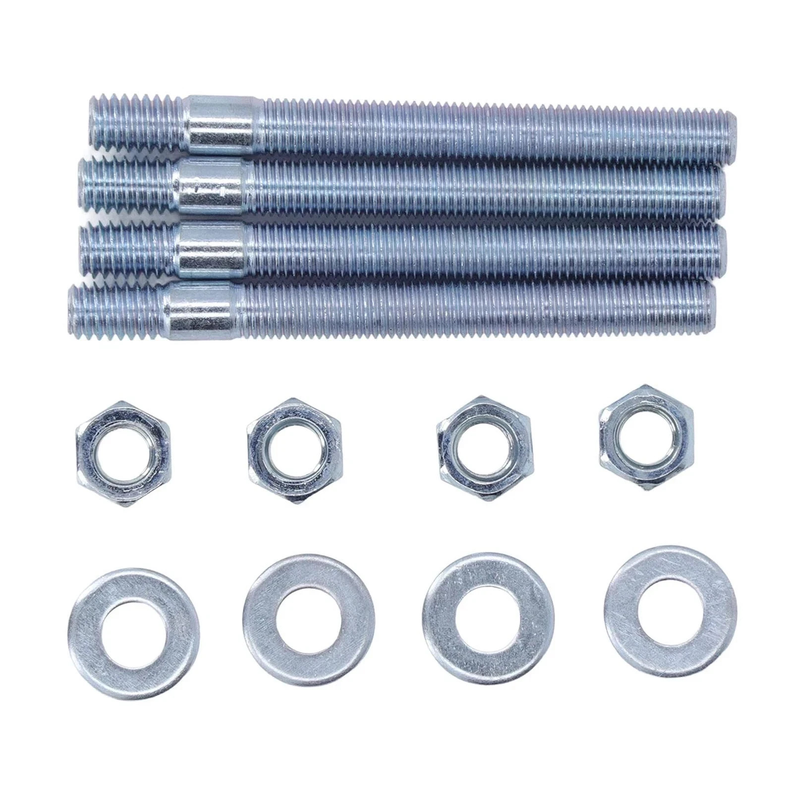Carburetor Studs Kit, 3.5in Carburetor Studs Set Metal Carb Mounting Stud Kit…