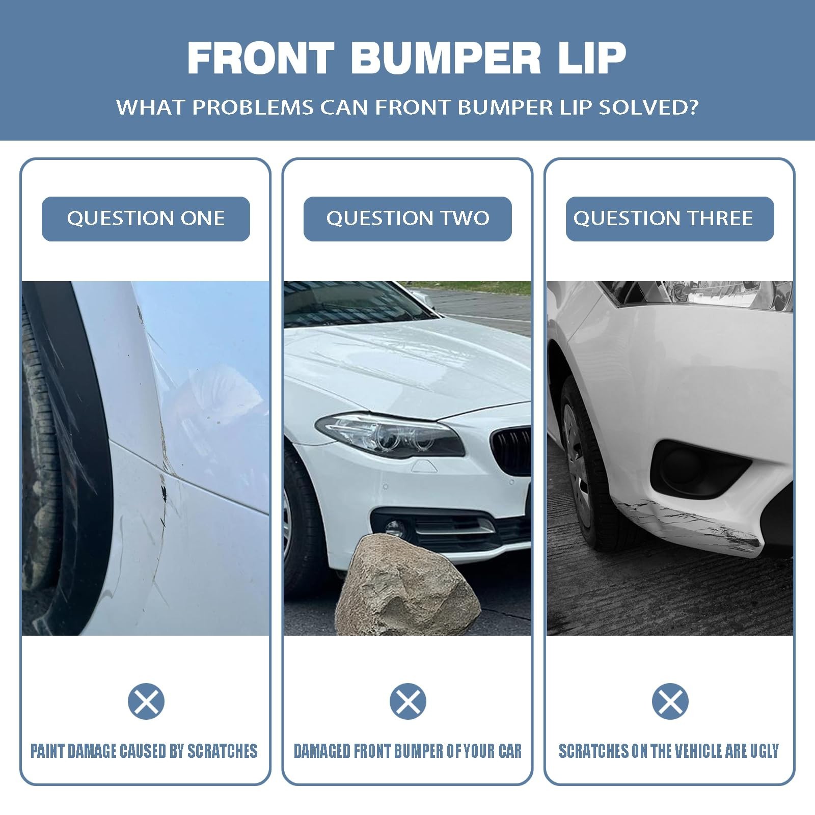 Front Bumper Lip fit for Honda Civic Sedan DX 2016-2020,for Honda Sedan EX/EX…
