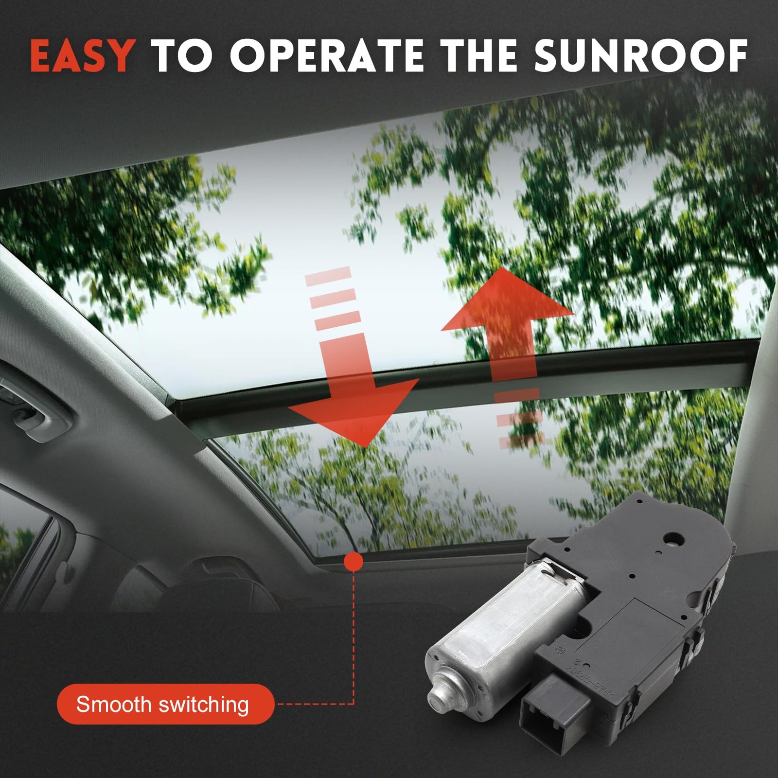 CCNLHZM Sunroof Motor Compatible with Volvo XC60 156 2010-2017 Sport Utility …