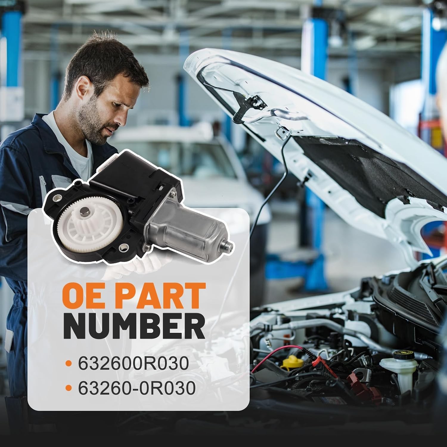63260-0R030 Sunroof Motor Compatible with Toyota RAV4 2013-2018 Replace 632600R0
