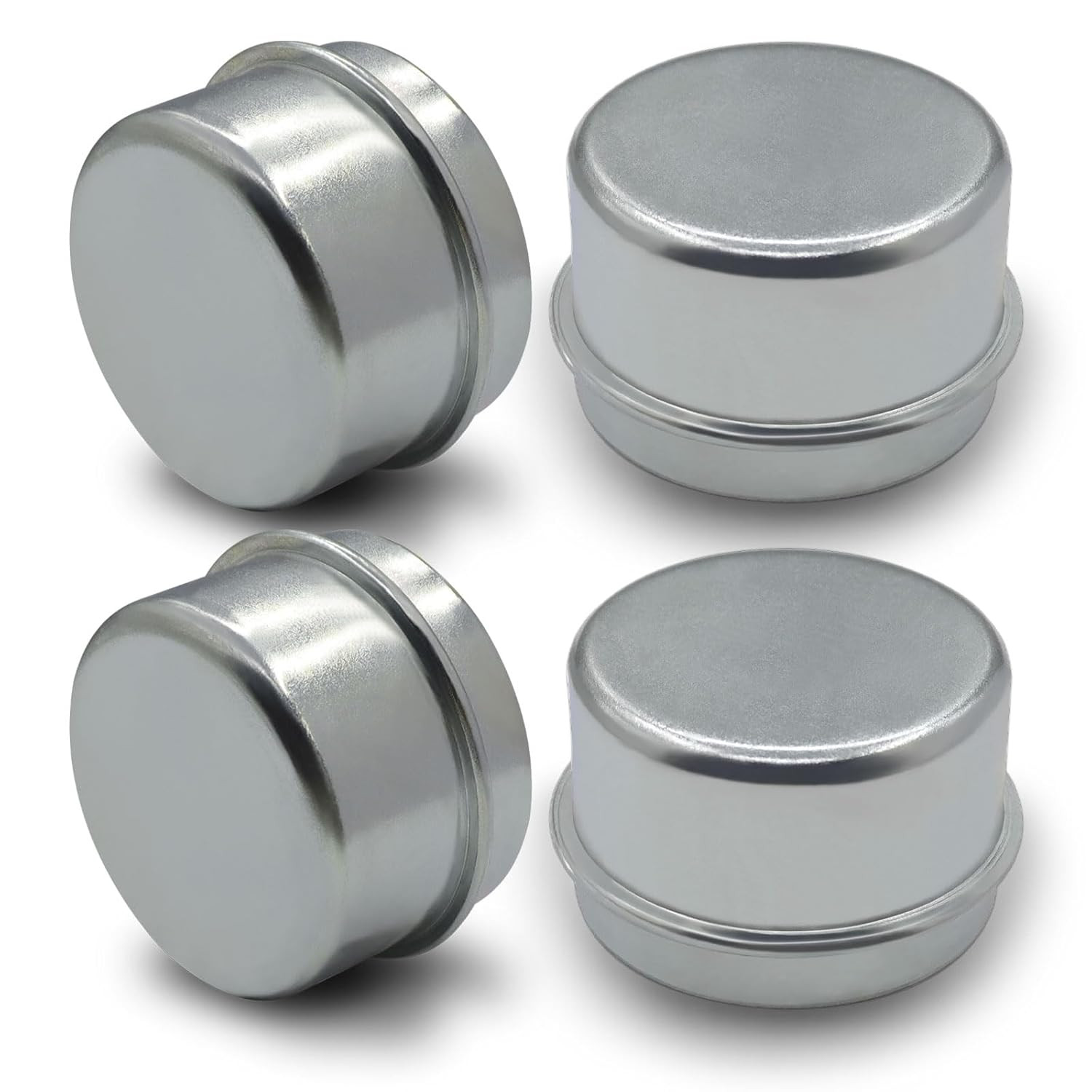 4 Pcs 1.78″ Trailer Axle Bearing Dust Cap for 5200-6000lb Hubs US