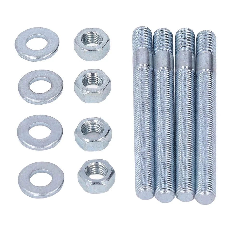 Carburetor Studs Kit, 3.5in Carburetor Studs Set Metal Carb Mounting Stud Kit…