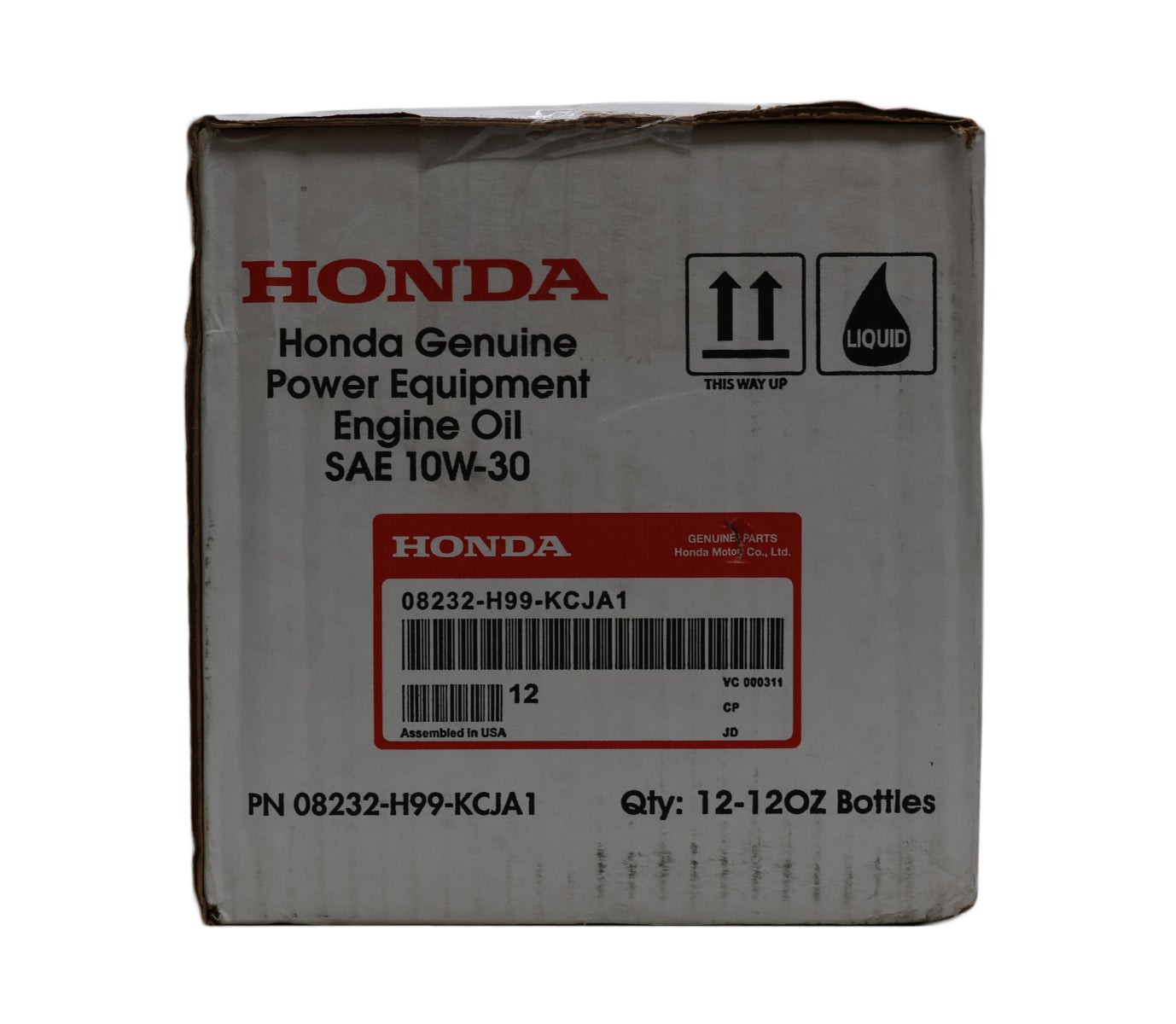 Honda Original Equipment SAE 10W-30 Oil – 08232-H99-KCJA1
