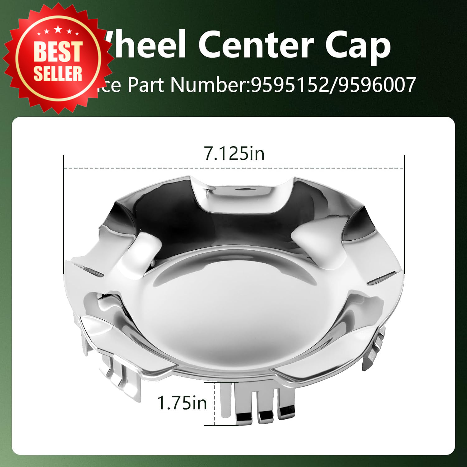 4pc 20″ Wheel Center Caps Hubcap Silverado Tahoe Suburban 9596007 07-14 US