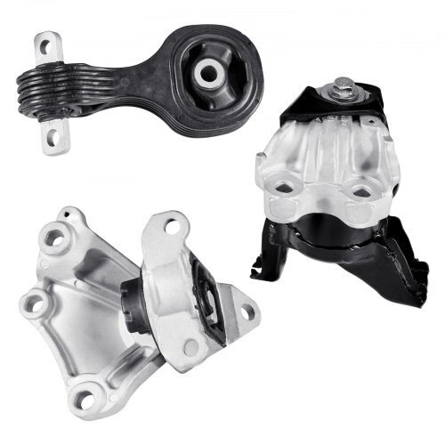Engine Motor Mount and Transmission Mount Kit Replacement, Set of 3, Compatible