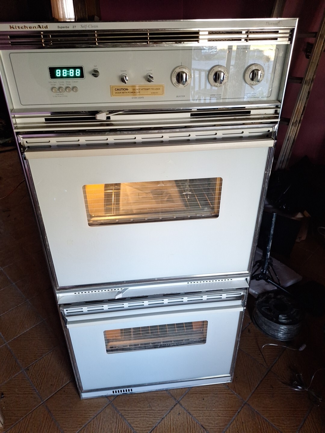 27 “Kitchenaid Double Door Wall Mount Oven