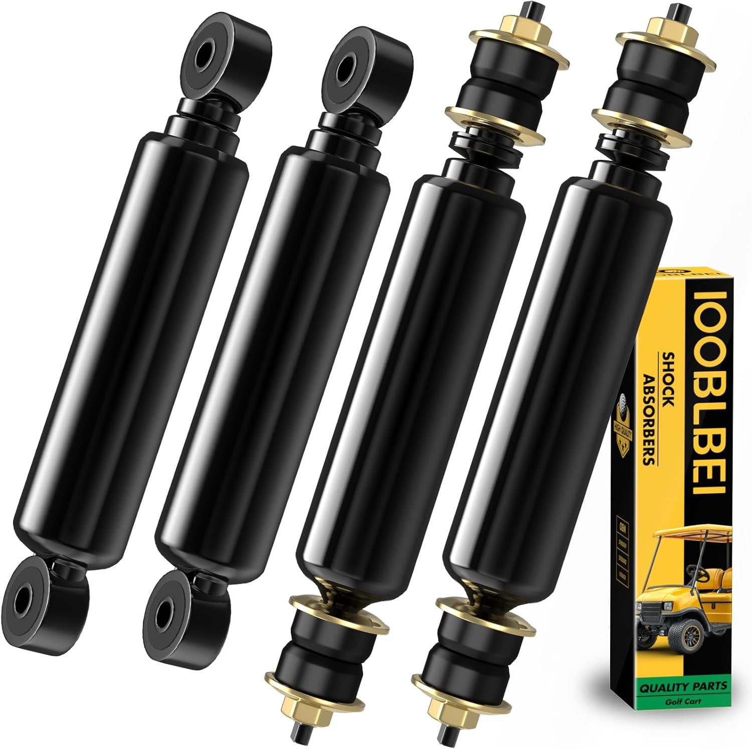 4 PCS Golf Cart Front Rear Shock Absorbers 1988-UP 2004-UP US