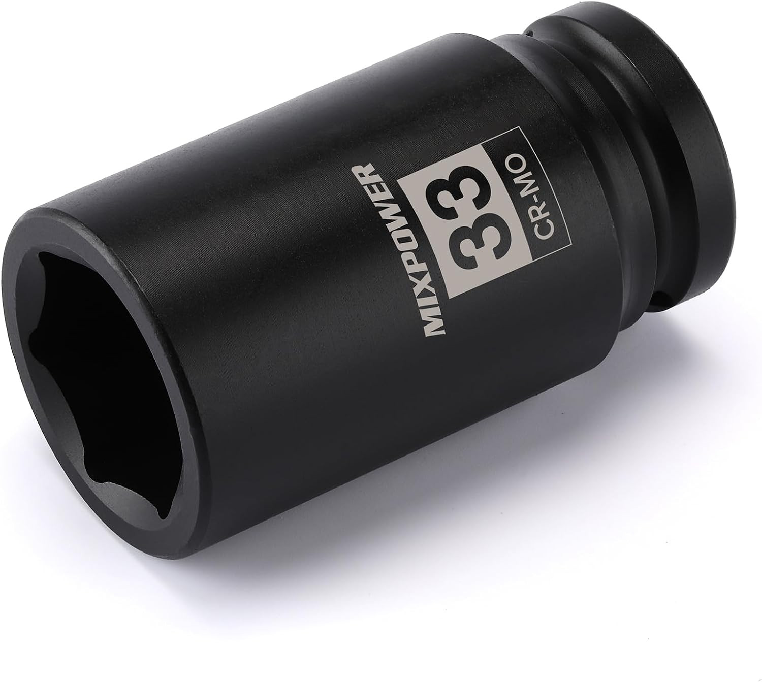 6-Point 3/4-Inch Drive Deep Impact Socket- 33Mm (Metric), CR-MO, 3/4-Inch Drive