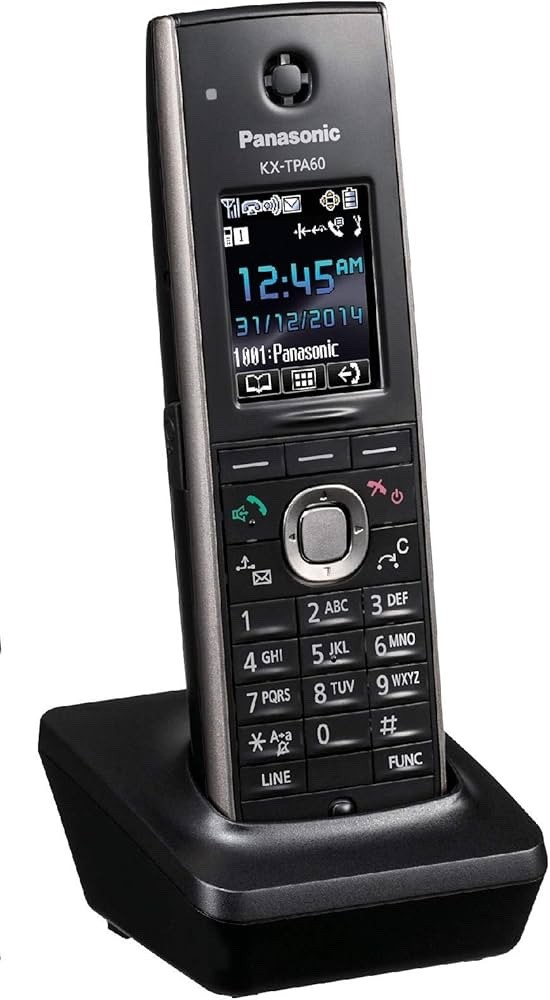 Panasonic KX-TPA60UK Wireless Standard Handset for IP Phone System – Black