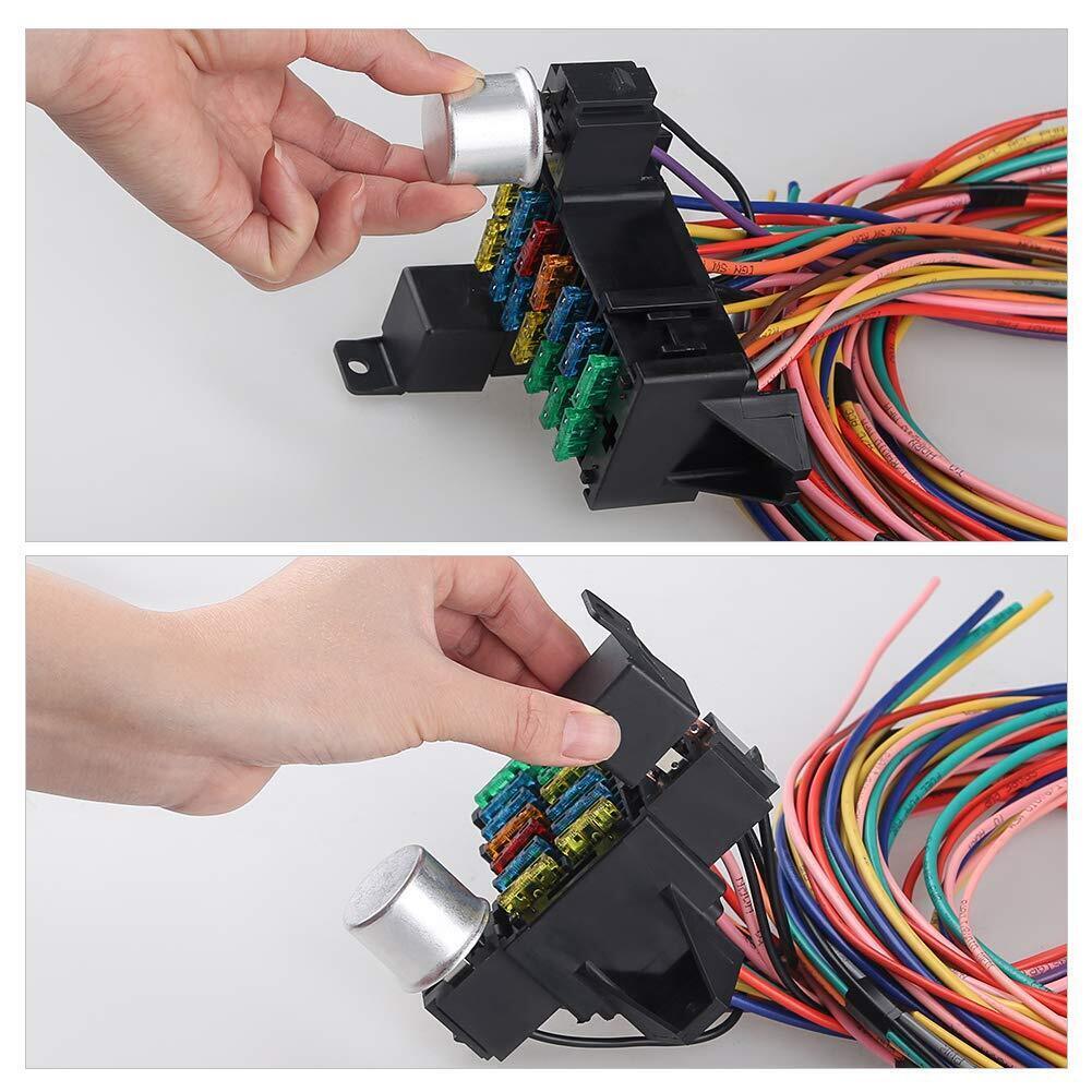 Professional Wiring Harness 14 Circuit Wiring Kit Universal Street Rod …