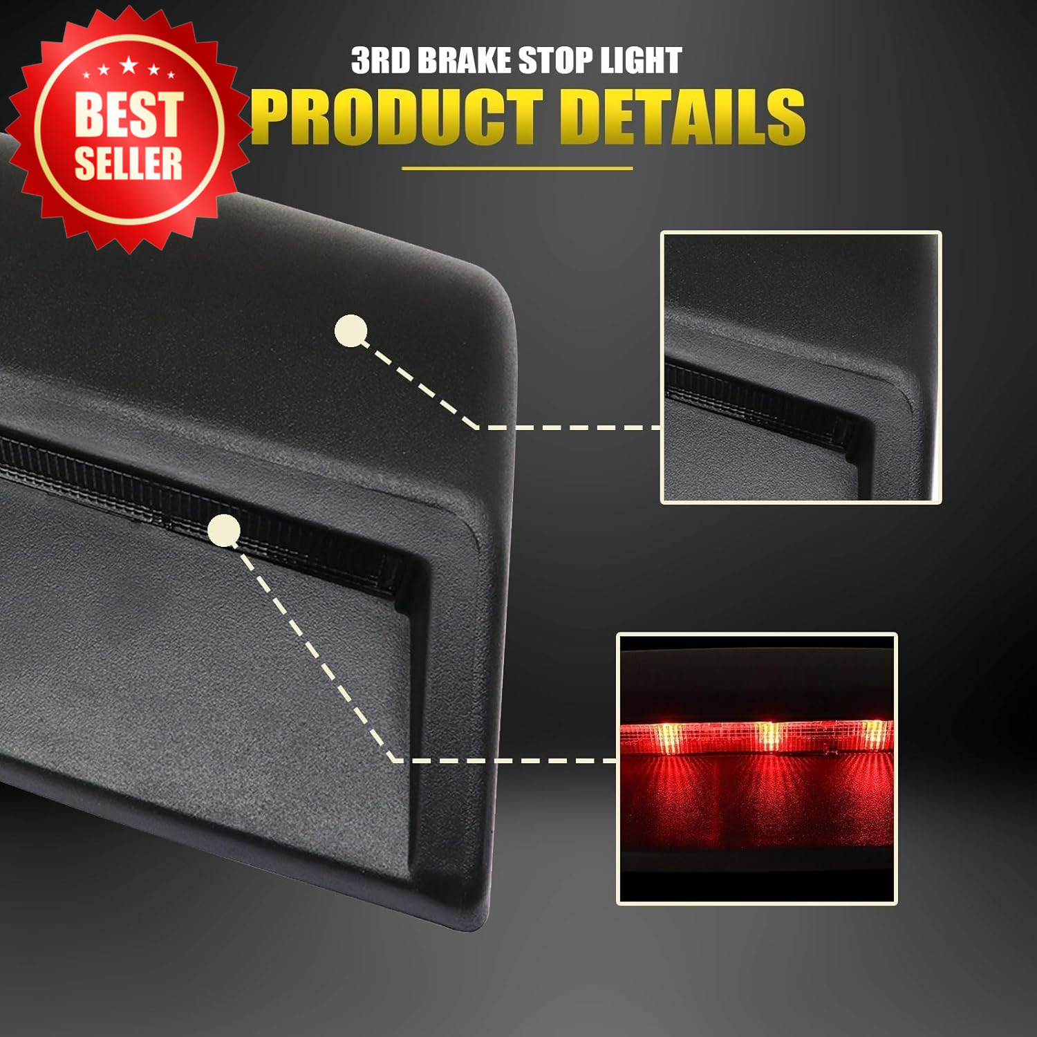 Rear High Mount 3rd Brake Stop Light Nissan Sentra 2012-18 26590-3RA0B US