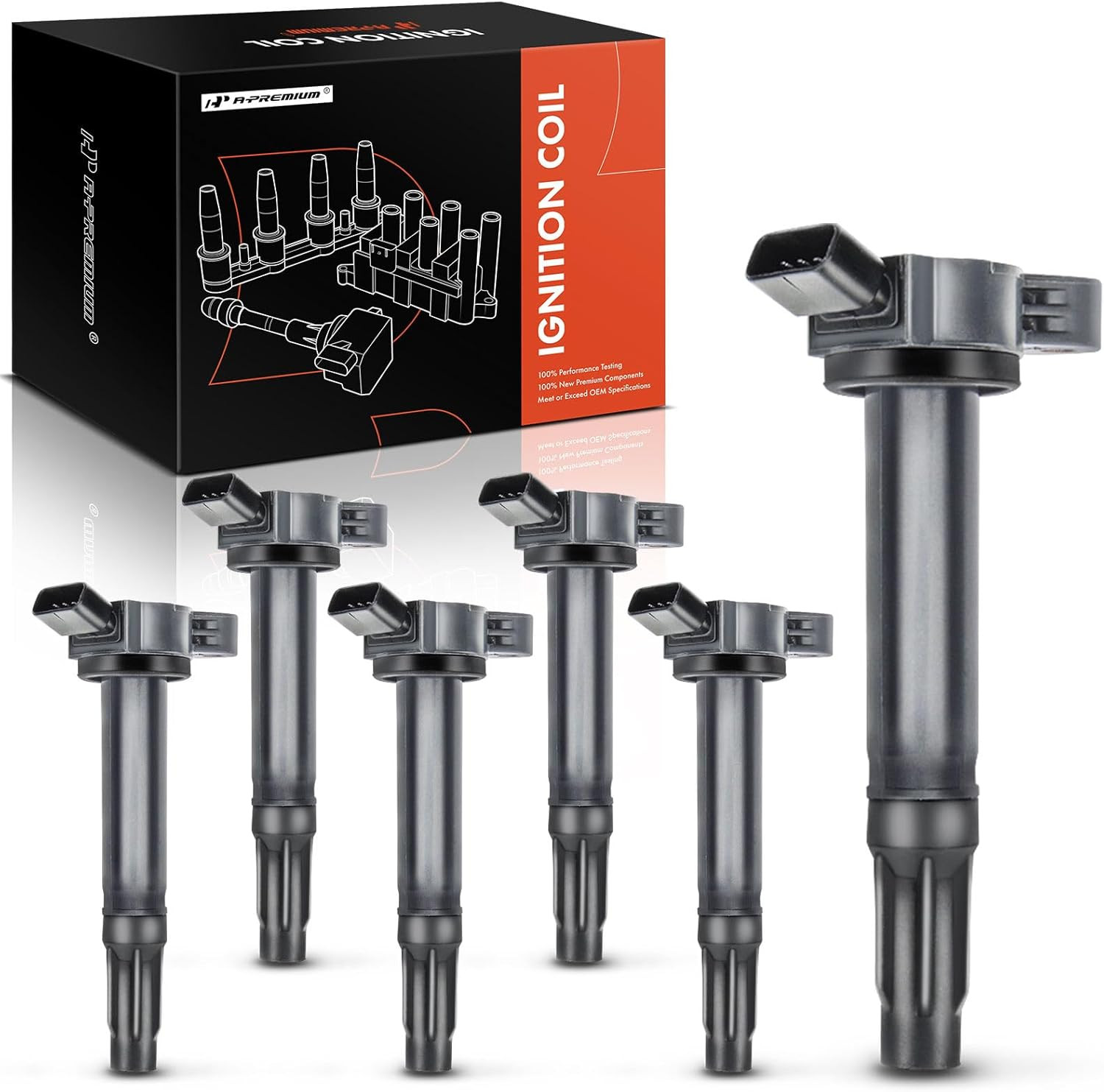 6PC Ignition Coil Packs 2.5L 3.5L 4.0L V6 Camry 4Runner RX350 90919-A2007 US