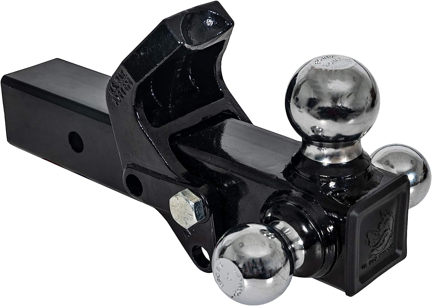 1802280 Tri-Ball Truck Hitch Hook Solid Shank 2-1/2″ Receiver US