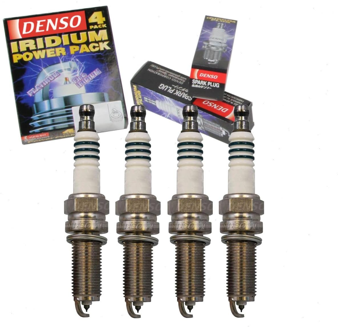 4 Pc Iridium Power Spark Plugs Compatible with Honda CR-V 2.4L L4 2010-2014