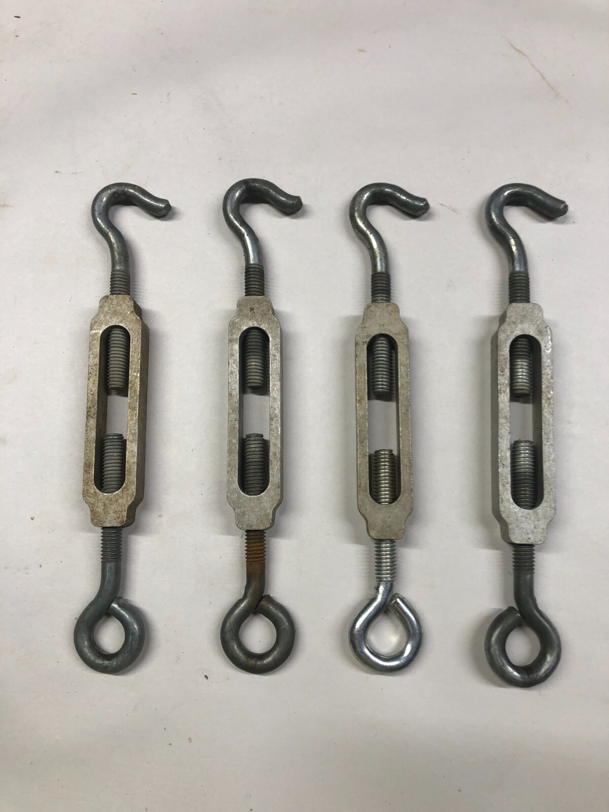 TOOLS TURNBUCKLES Vintage Lot 4 3/8″ Aluminum Body (M1554)
