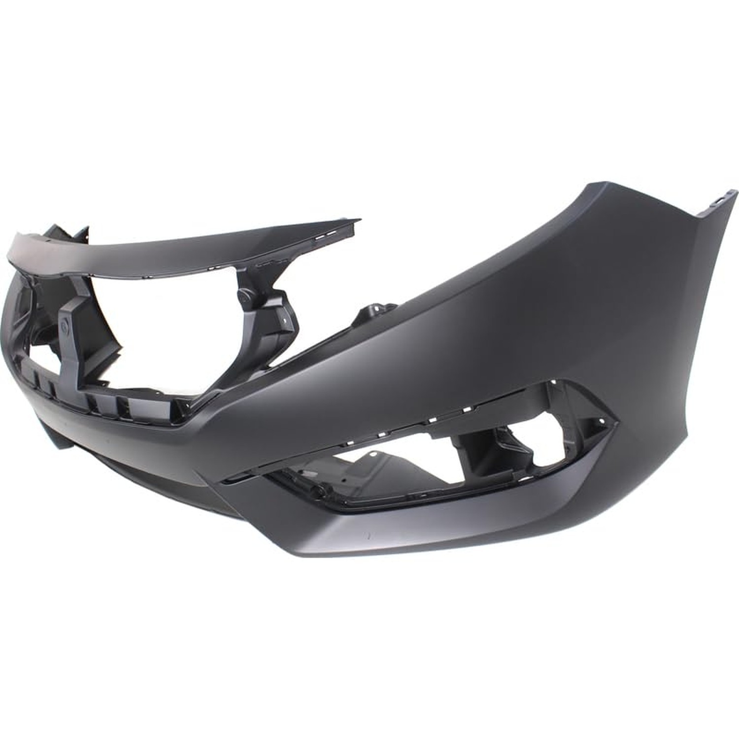 Front Bumper Cover Primed Plastic For 2016-2018 Honda Civic DX EX EX-L EX-T L…