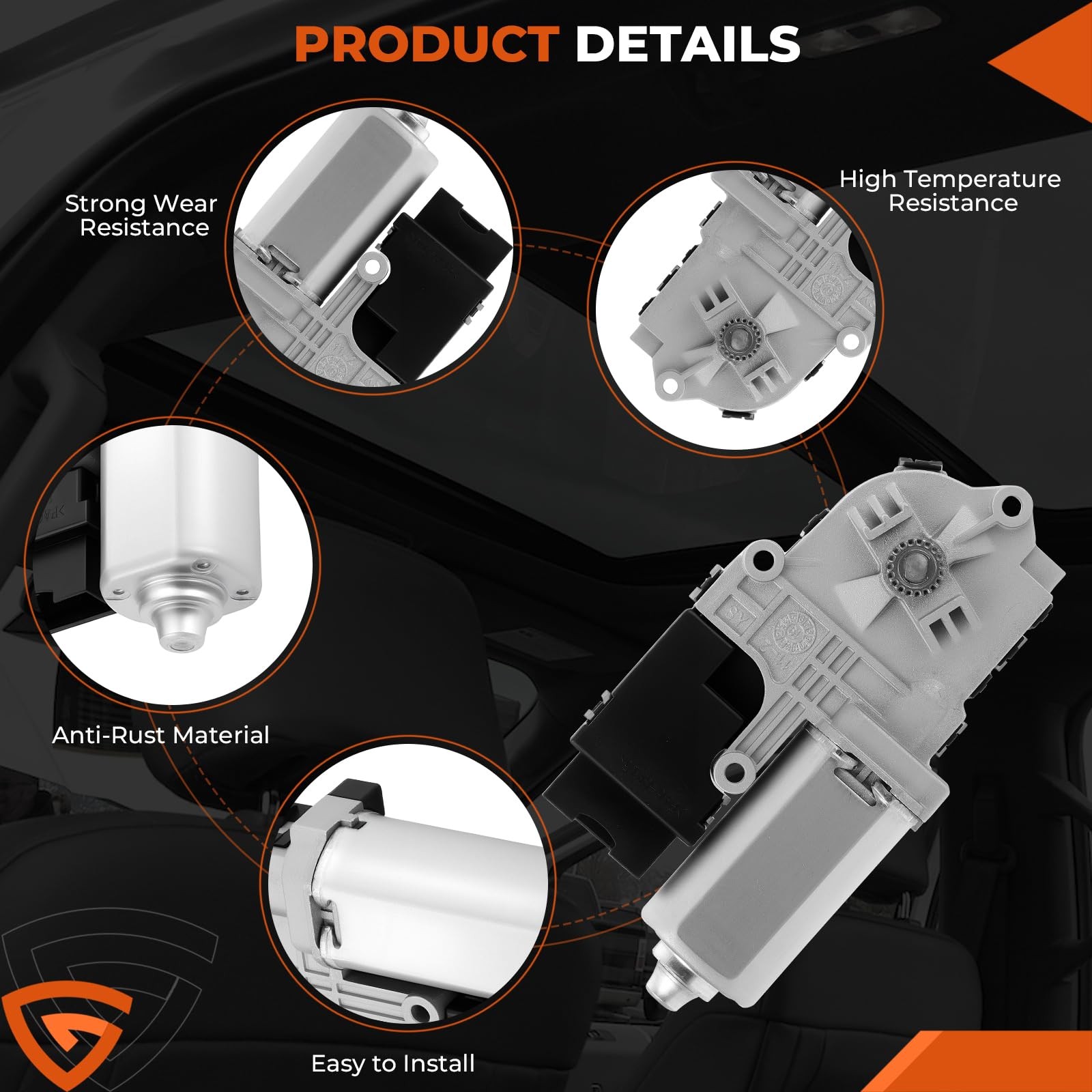 GEARLAST Sunroof Motor Compatible with Ford Explorer 2011-2017 Left and Right…