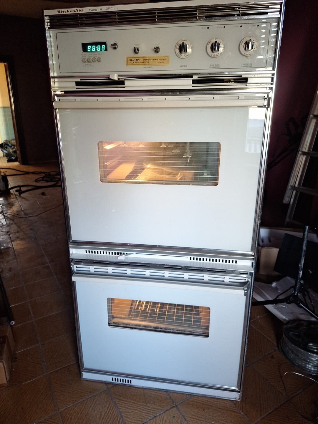 27 “Kitchenaid Double Door Wall Mount Oven