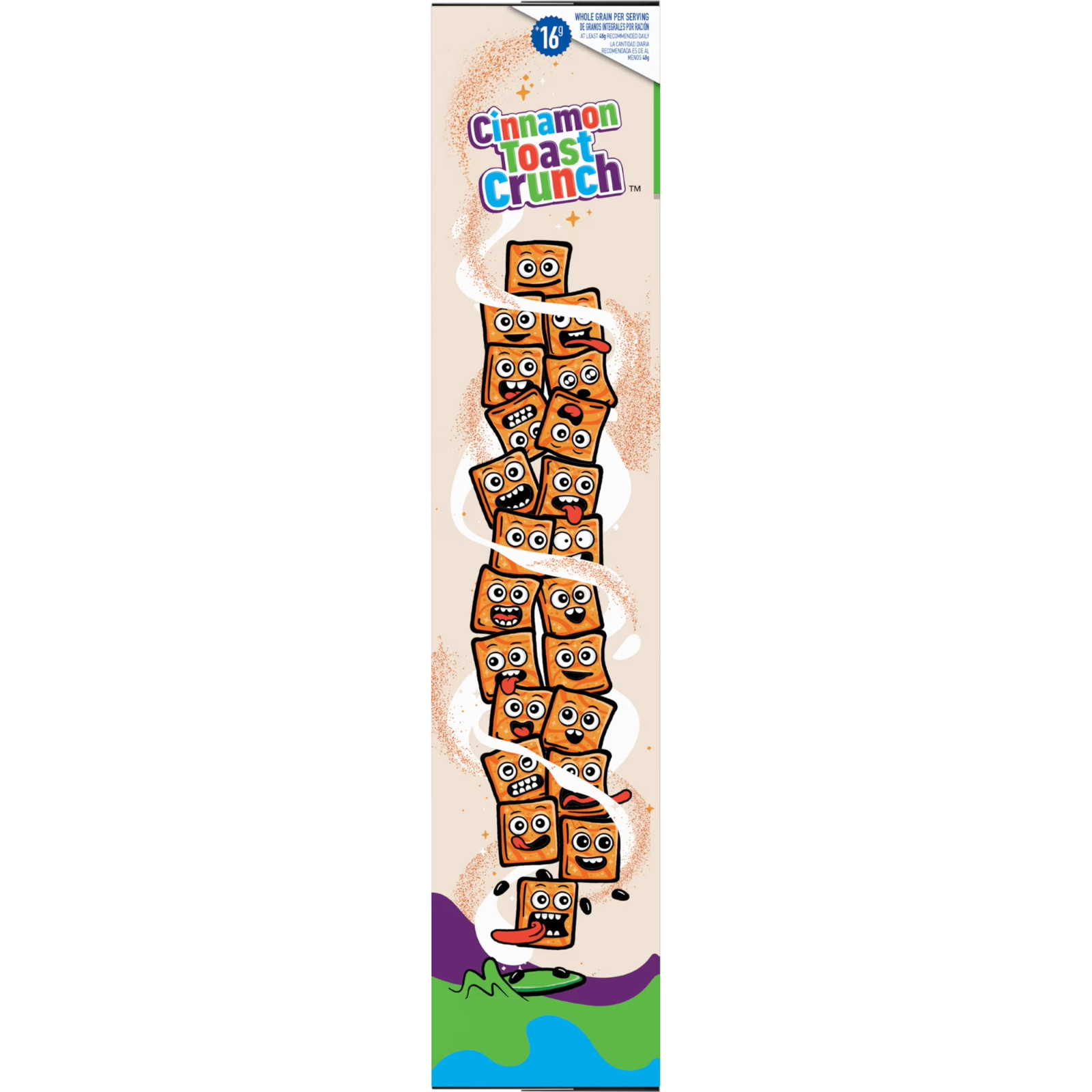 Cinnamon Toast Crunch Breakfast Cereal, Crispy Cinnamon Cereal, Mega Size, 27 oz