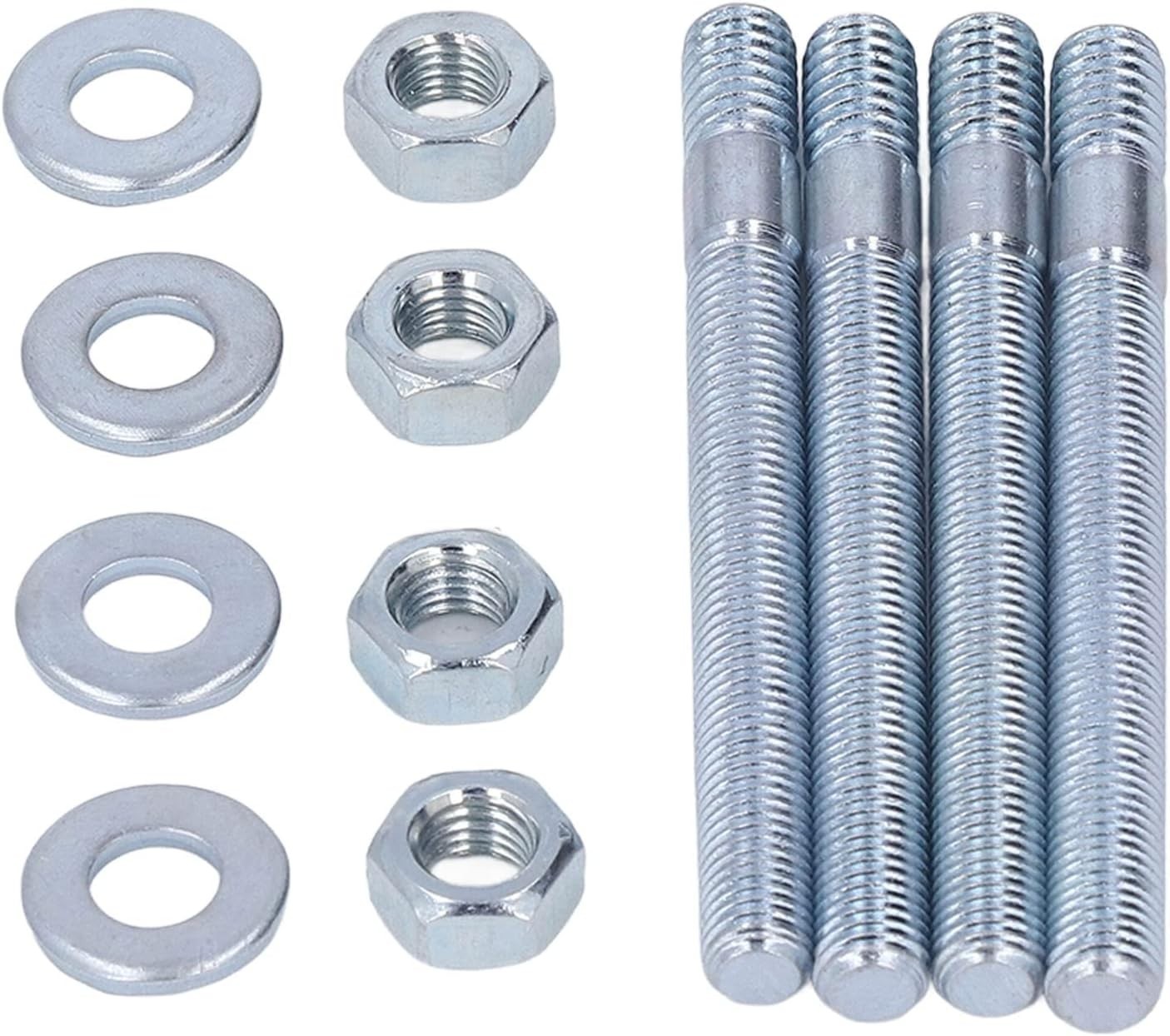 Carburetor Studs Kit, 3.5in Carburetor Studs Set Metal Carb Mounting Stud Kit…