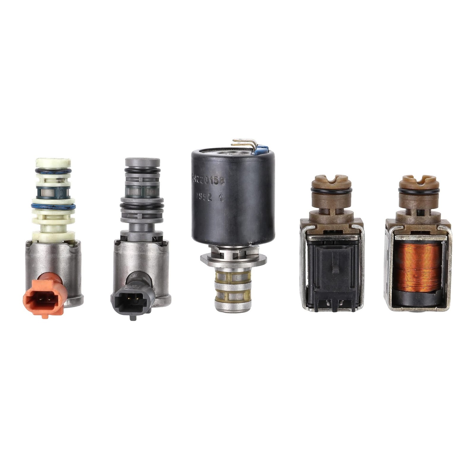 CAREONLINE 5PCS 4L60E 4L65E Transmission Solenoid Kit TCC EPC Shift Compatibl…