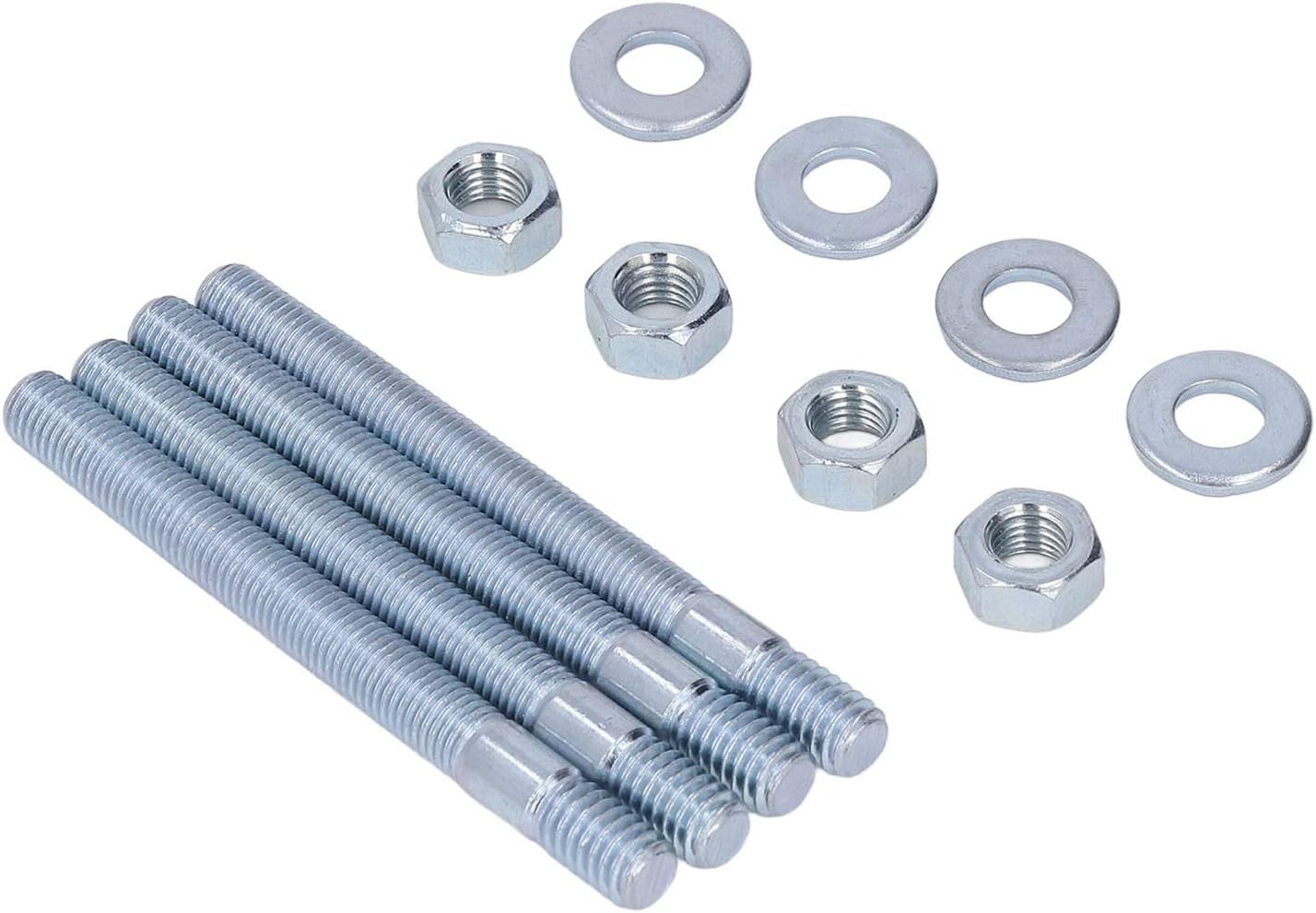 Carburetor Studs Kit, 3.5in Carburetor Studs Set Metal Carb Mounting Stud Kit…