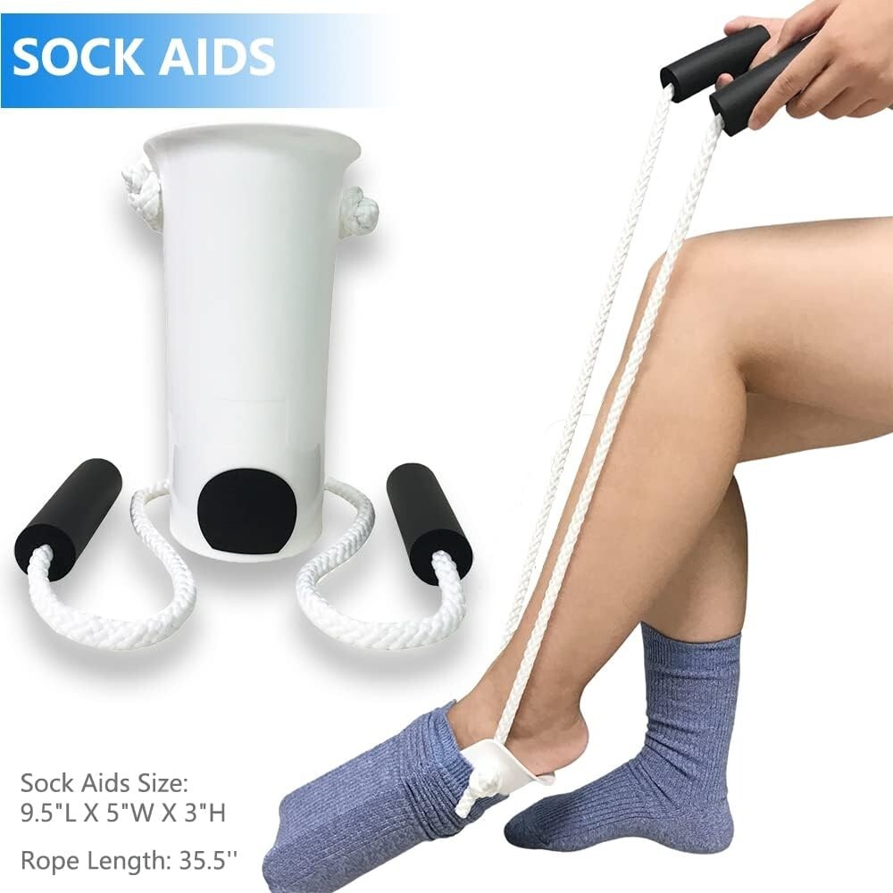 7 Pcs Seniors Hip Replacement After Surgery Aid Kit, Grabber, Loofah, Scratcher
