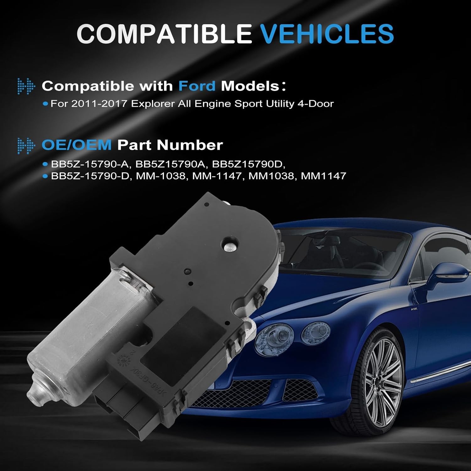Electric Sunroof Motor BB5Z-15790-A BB5Z15790A Sunroof Moon Roof Motor