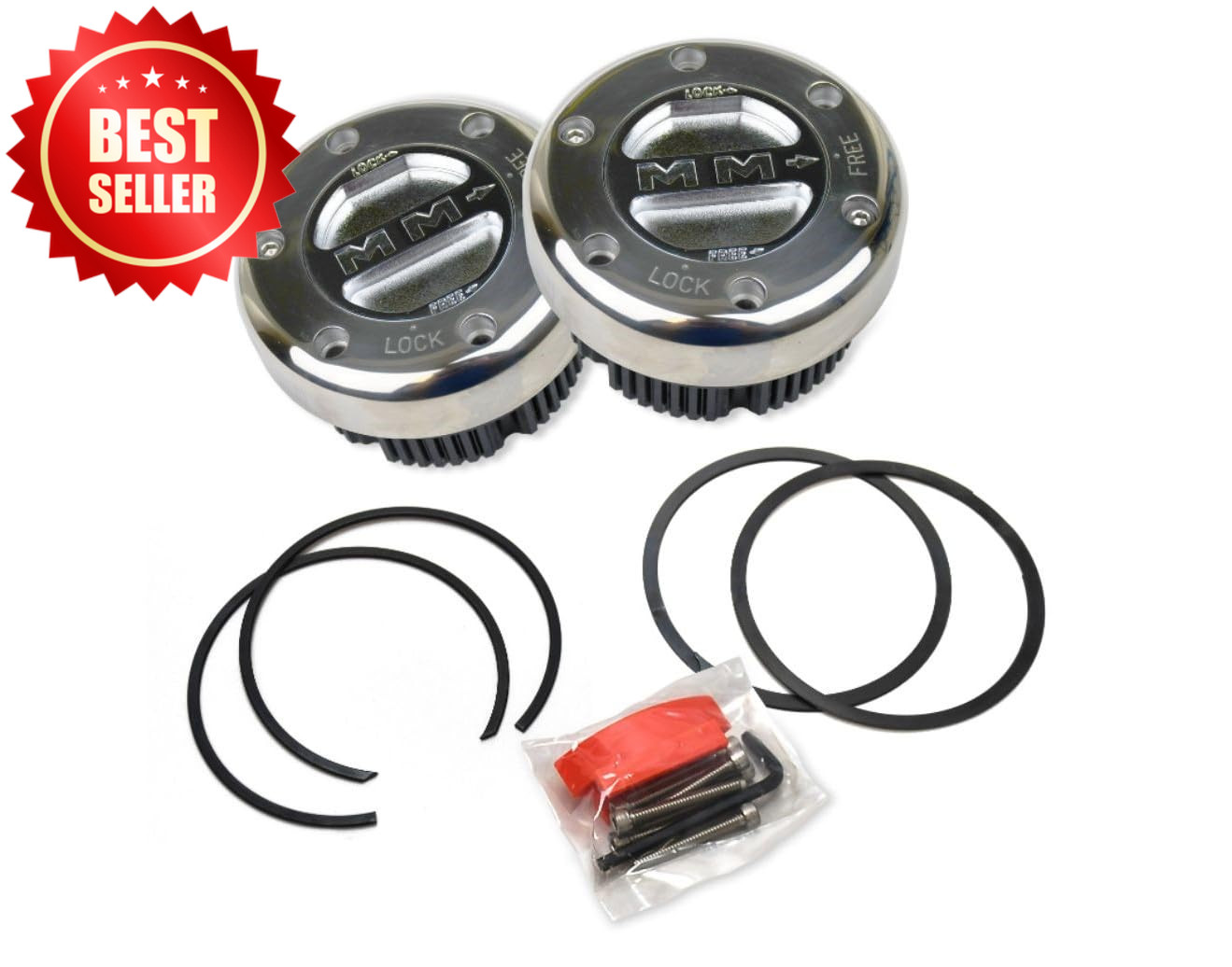 Pair Premium Locking Hubs Fits 99-04 F250 F350 F450 F550 Excursion US