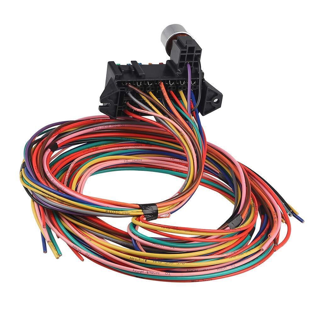 Professional Wiring Harness 14 Circuit Wiring Kit Universal Street Rod …