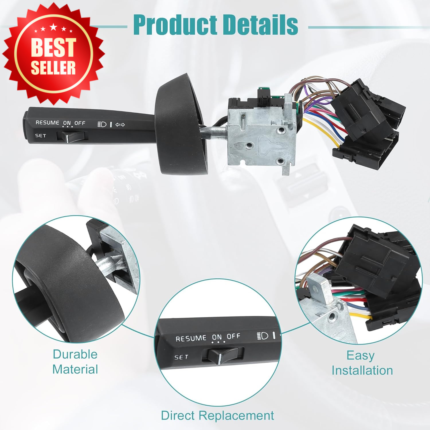 Turn Signal Switch Combination Multifunction Volvo VNL 630 660 VNM 200 US