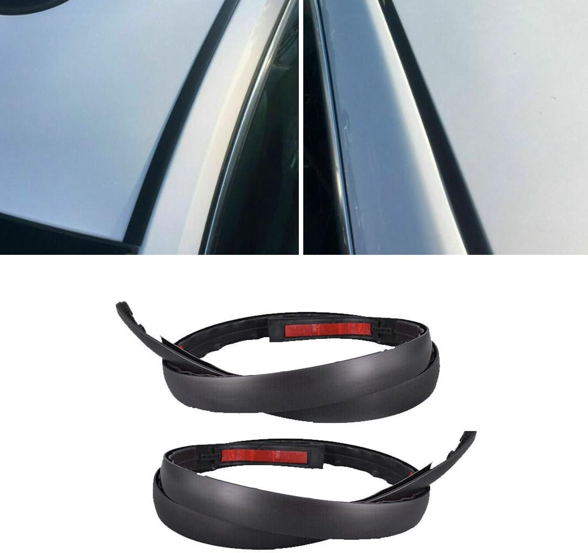 2 Pcs Roof Molding Drip Weatherstrip Tacoma Double Cab 2005-2015 US