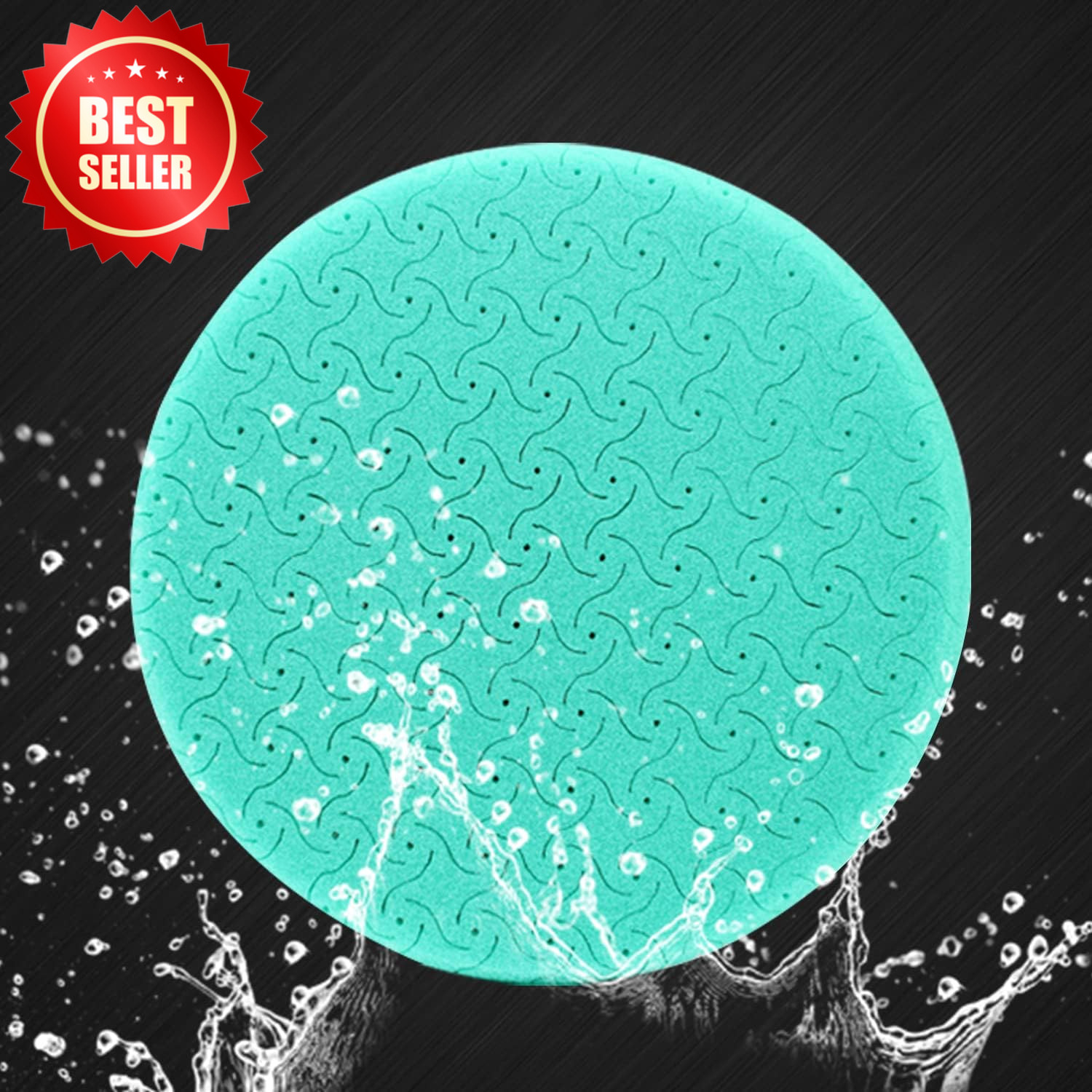 7 PC 6.5″ Buffing Pads Kit 6″ Plate Compounding Polish Wax Sponge Wool US